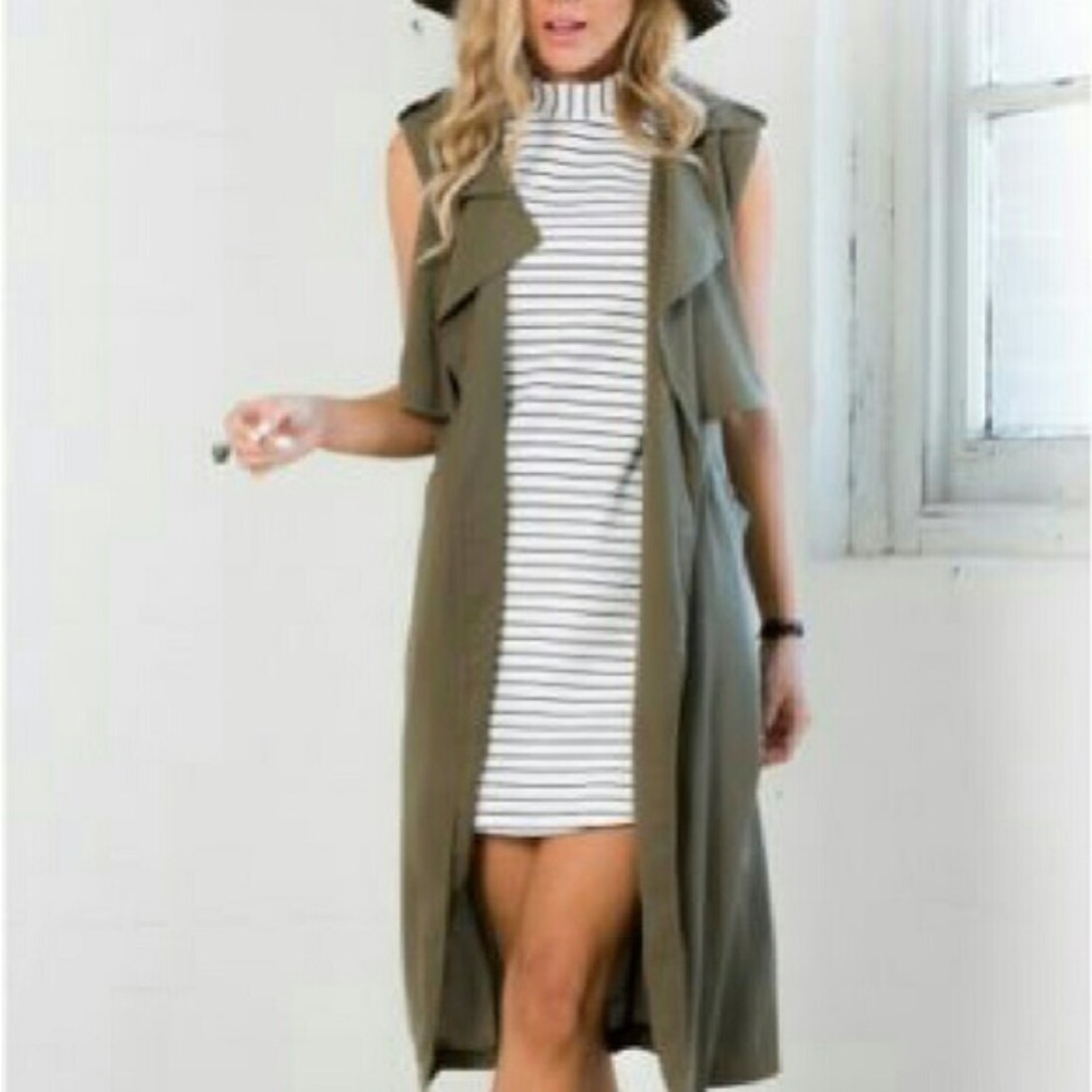 Army Green Duster